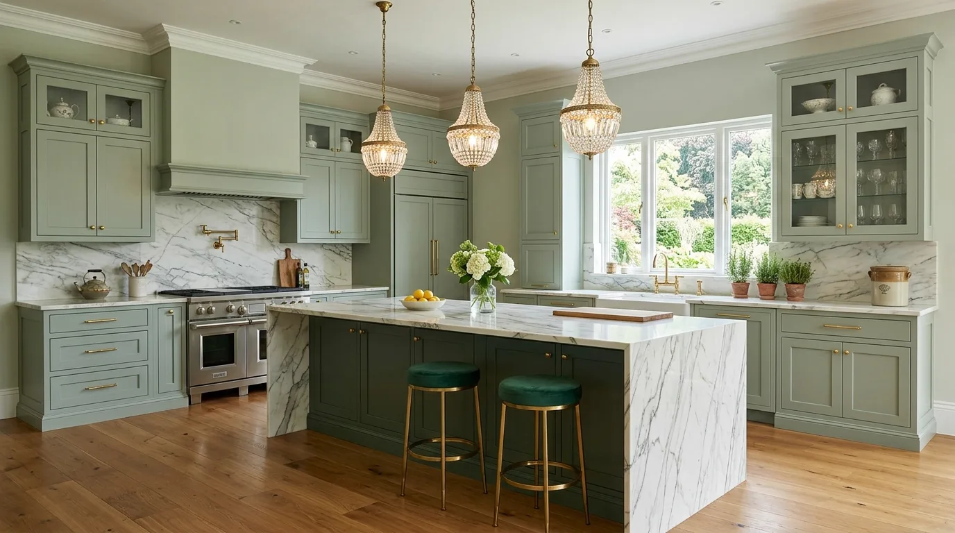 13 Calming Sage Green Kitchen Ideas for an Earthy Modern Cookspace inspiration image 9