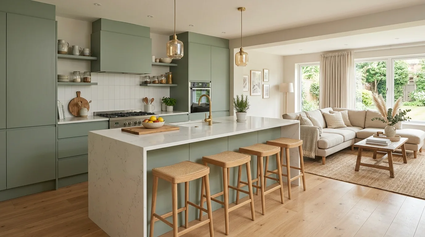 13 Calming Sage Green Kitchen Ideas for an Earthy Modern Cookspace inspiration image 11