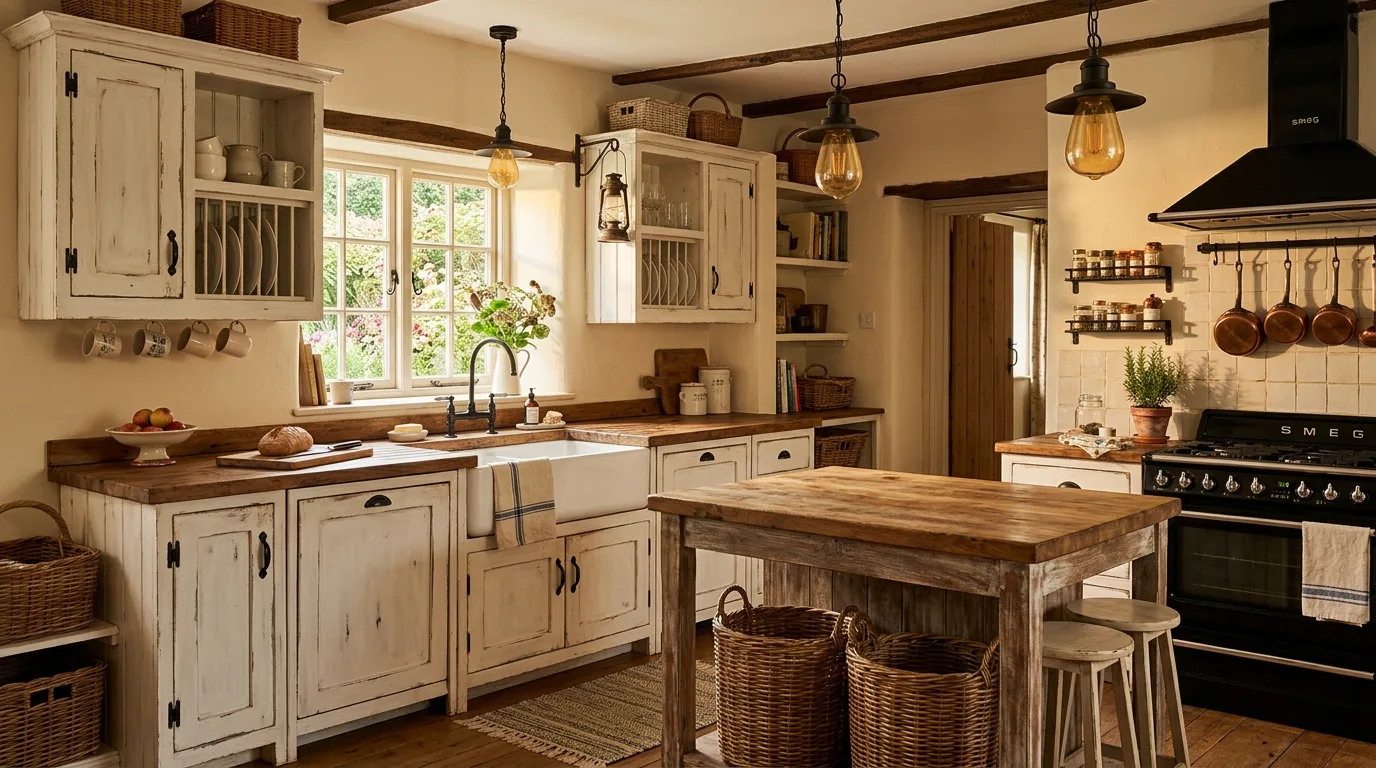 14 Charming Cottage Kitchen Ideas for a Cozy Country Cooking Space inspiration image 4