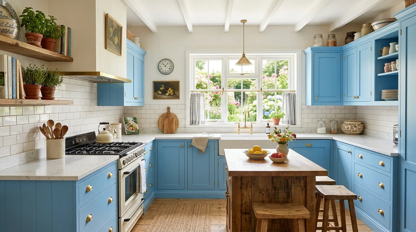 14 Charming Cottage Kitchen Ideas for a Cozy Country Cooking Space inspiration image 10