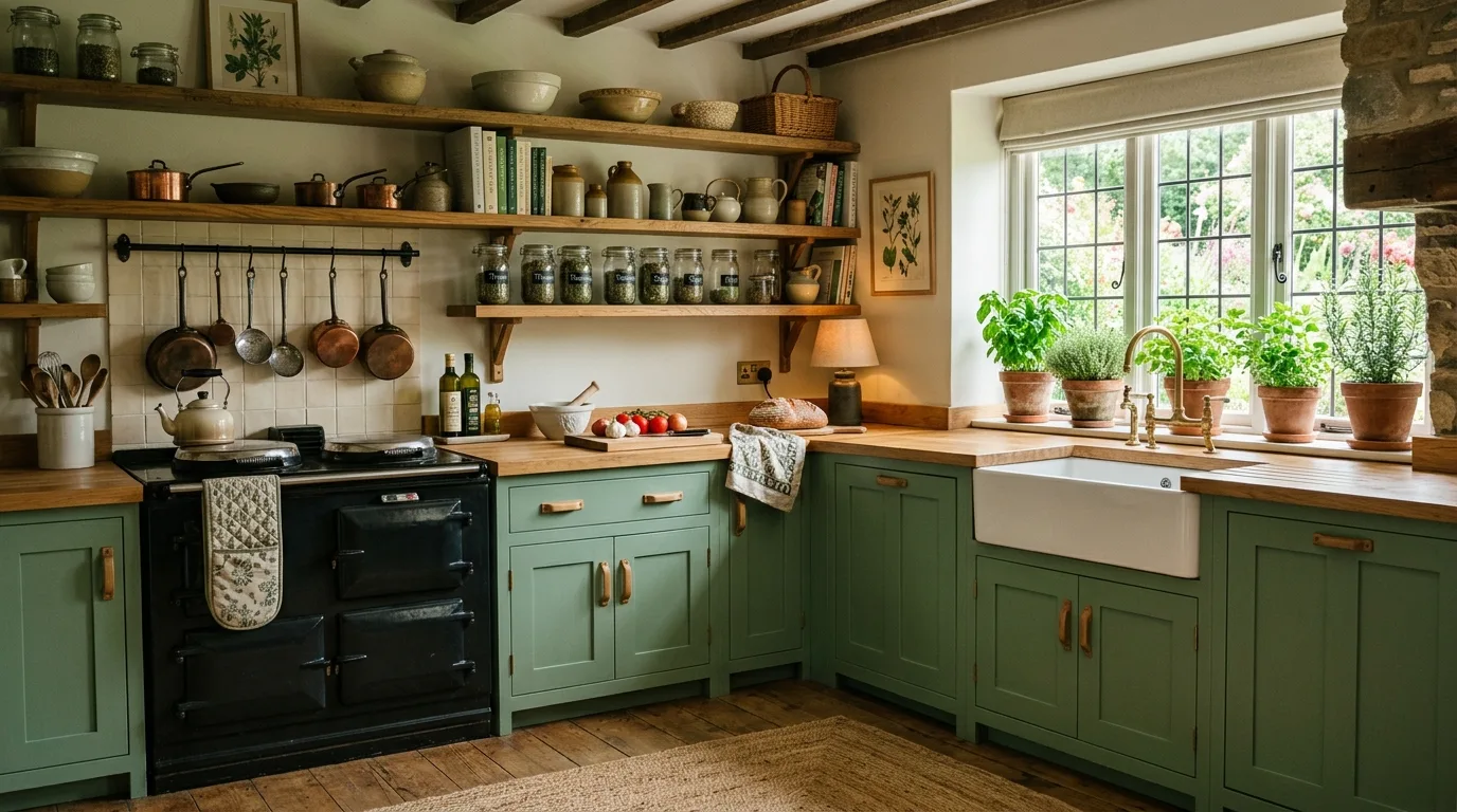 14 Charming Cottage Kitchen Ideas for a Cozy Country Cooking Space inspiration image 11