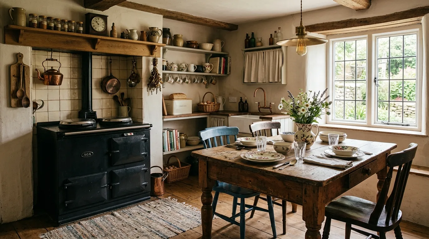 14 Charming Cottage Kitchen Ideas for a Cozy Country Cooking Space inspiration image 12