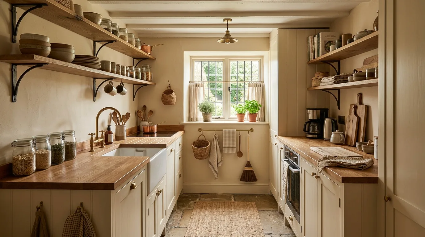 14 Charming Cottage Kitchen Ideas for a Cozy Country Cooking Space inspiration image 13