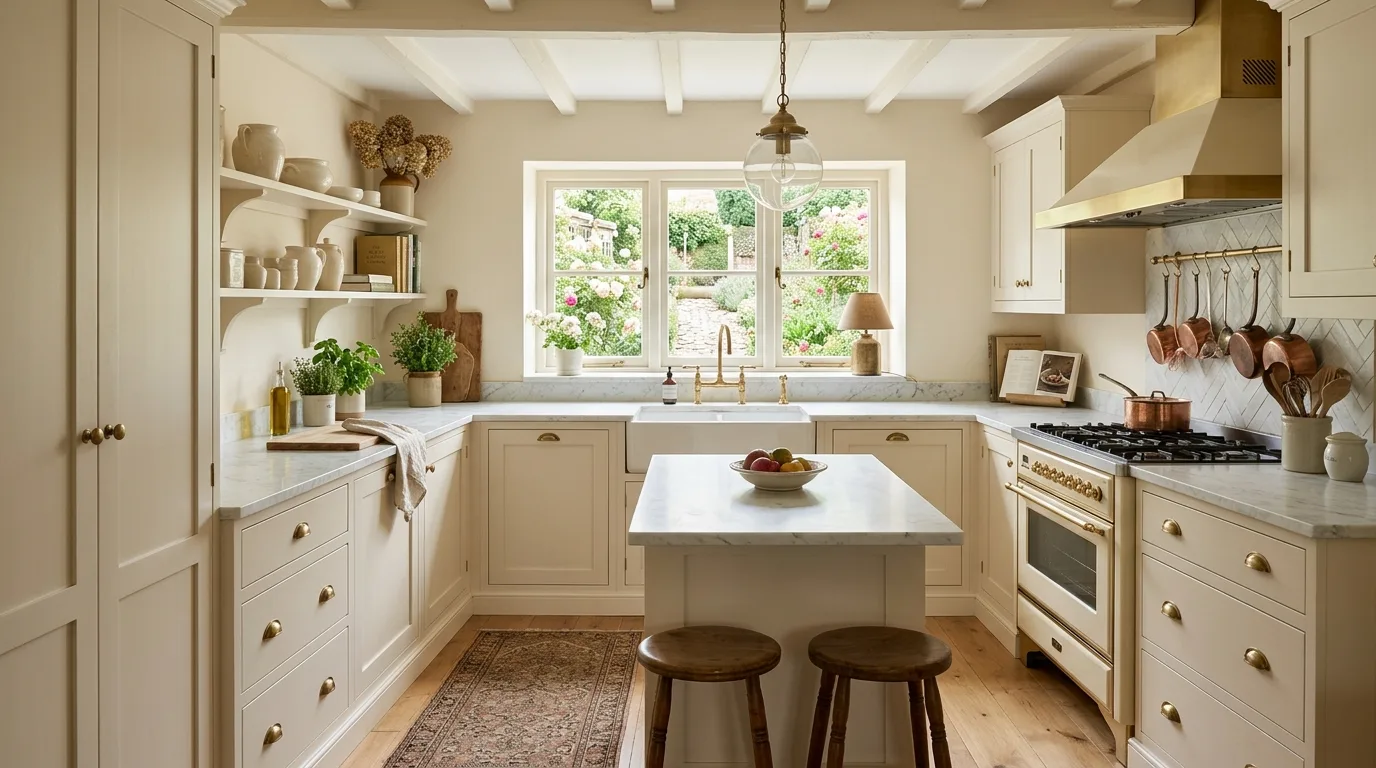 14 Charming Cottage Kitchen Ideas for a Cozy Country Cooking Space inspiration image 14