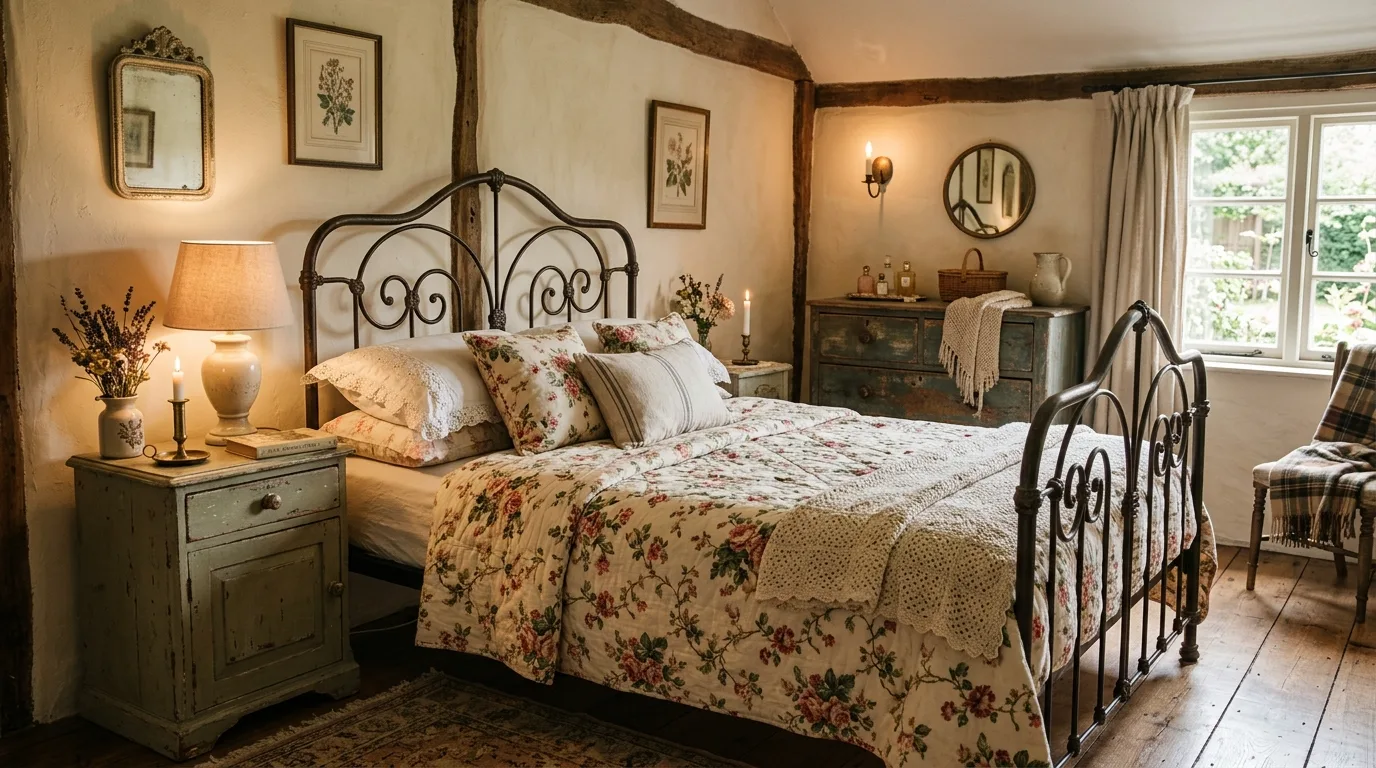 13 Charming Country Themed Bedroom Ideas for a Rustic Sleep Space inspiration image 8