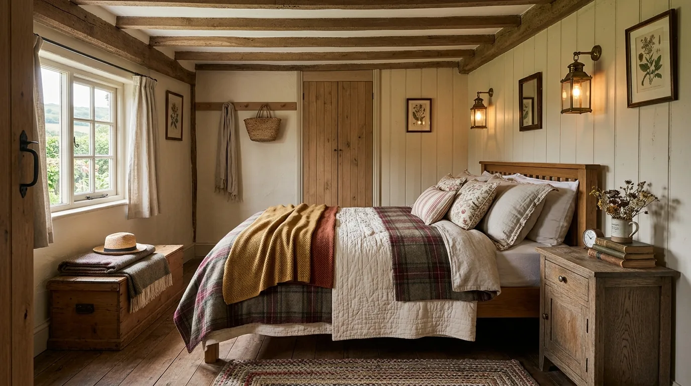 13 Charming Country Themed Bedroom Ideas for a Rustic Sleep Space inspiration image 9
