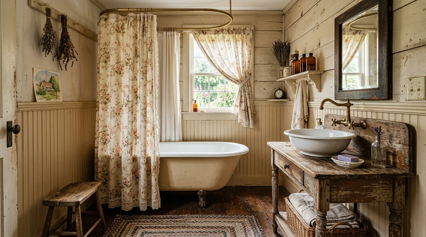 14 Charming Farmhouse Bathroom Ideas for a Rustic and Cozy Space inspiration image 6