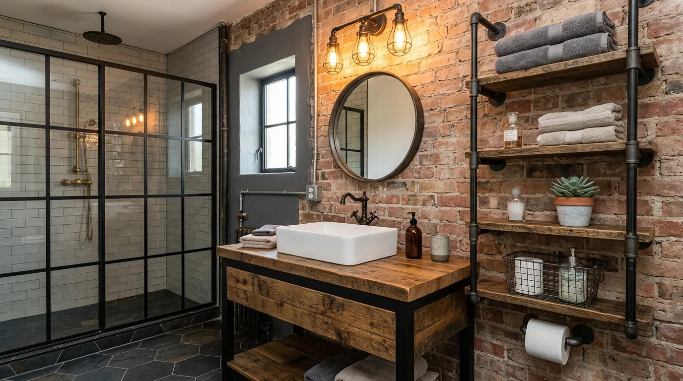 14 Charming Farmhouse Bathroom Ideas for a Rustic and Cozy Space inspiration image 9