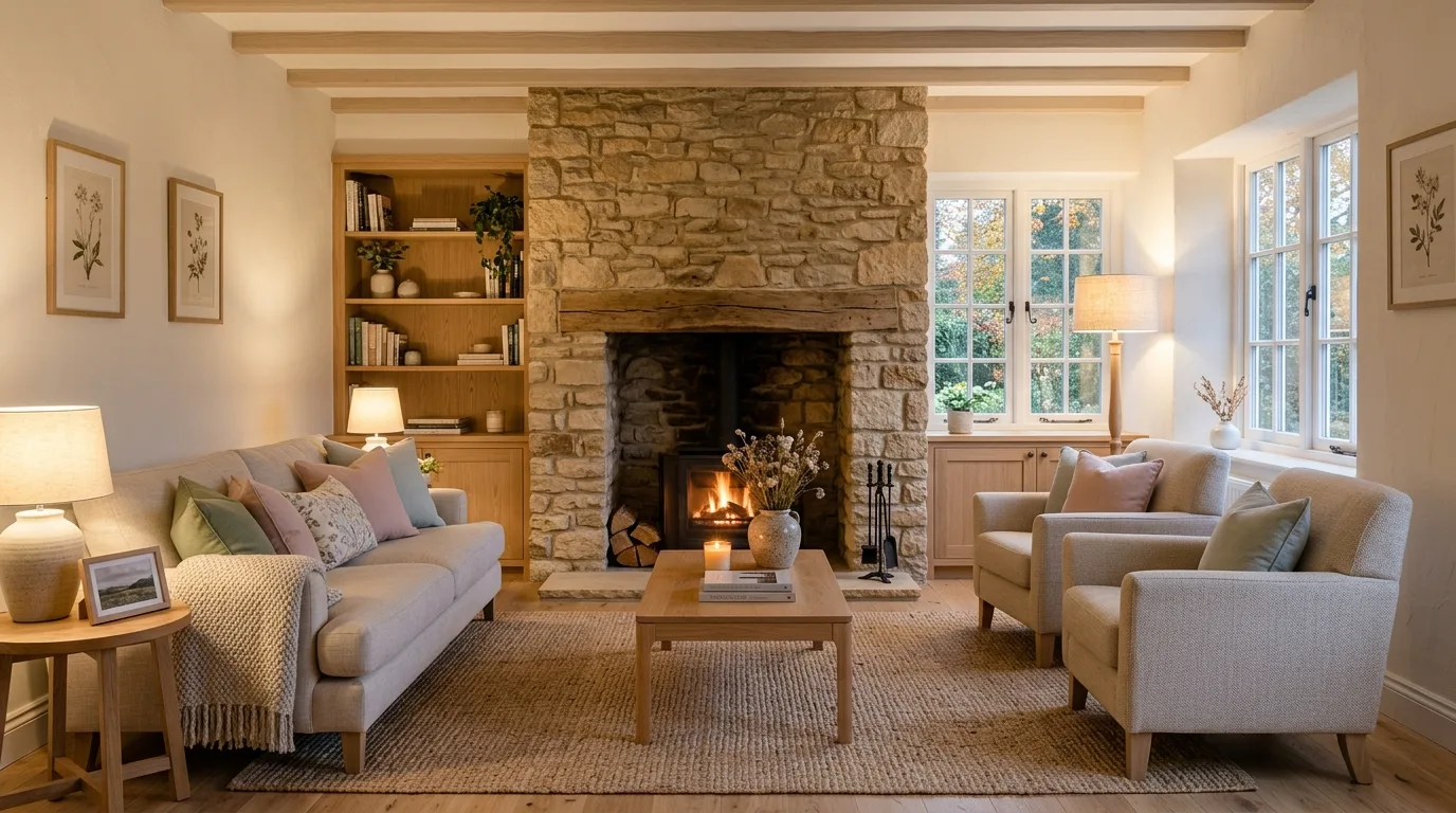 13 Charming Modern Cottage Living Room Ideas for a Cozy Updated Look inspiration image 2