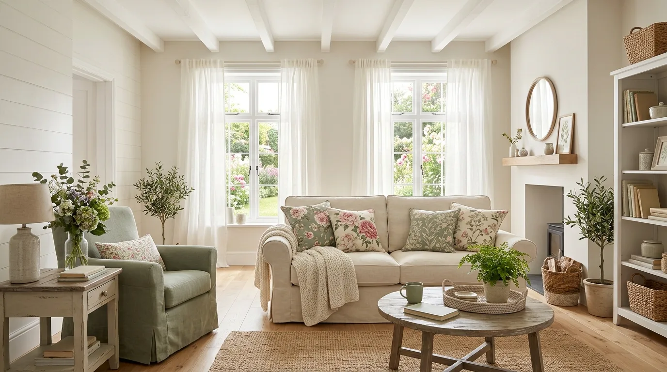 13 Charming Modern Cottage Living Room Ideas for a Cozy Updated Look inspiration image 3