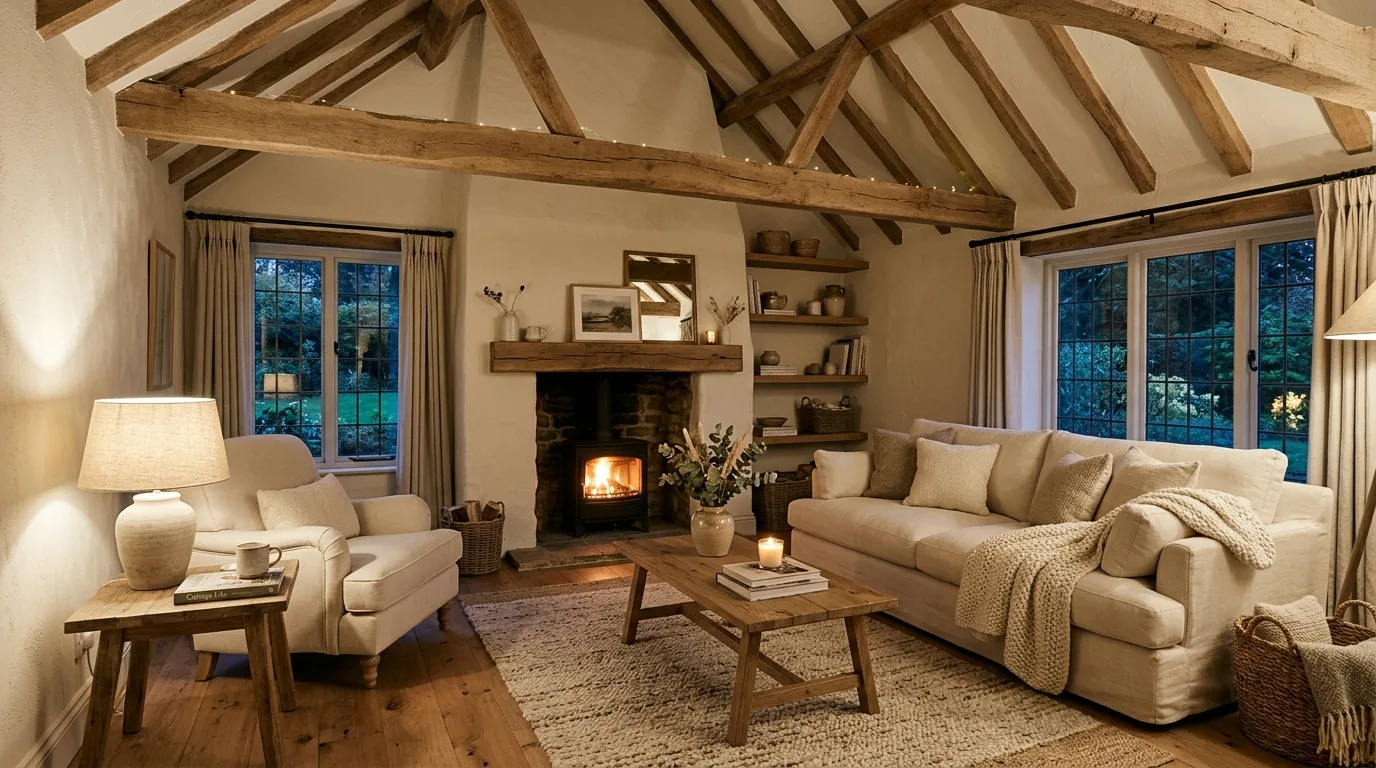 13 Charming Modern Cottage Living Room Ideas for a Cozy Updated Look inspiration image 4