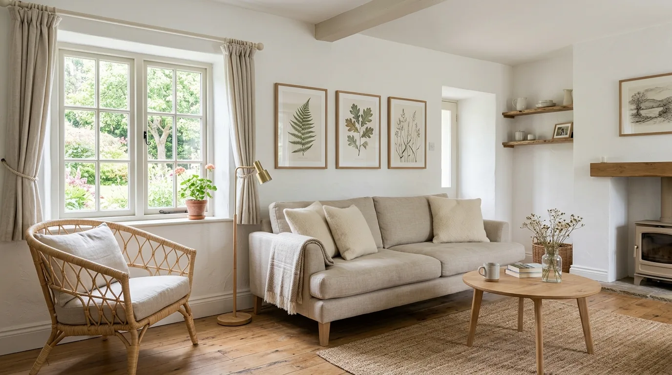 13 Charming Modern Cottage Living Room Ideas for a Cozy Updated Look inspiration image 5