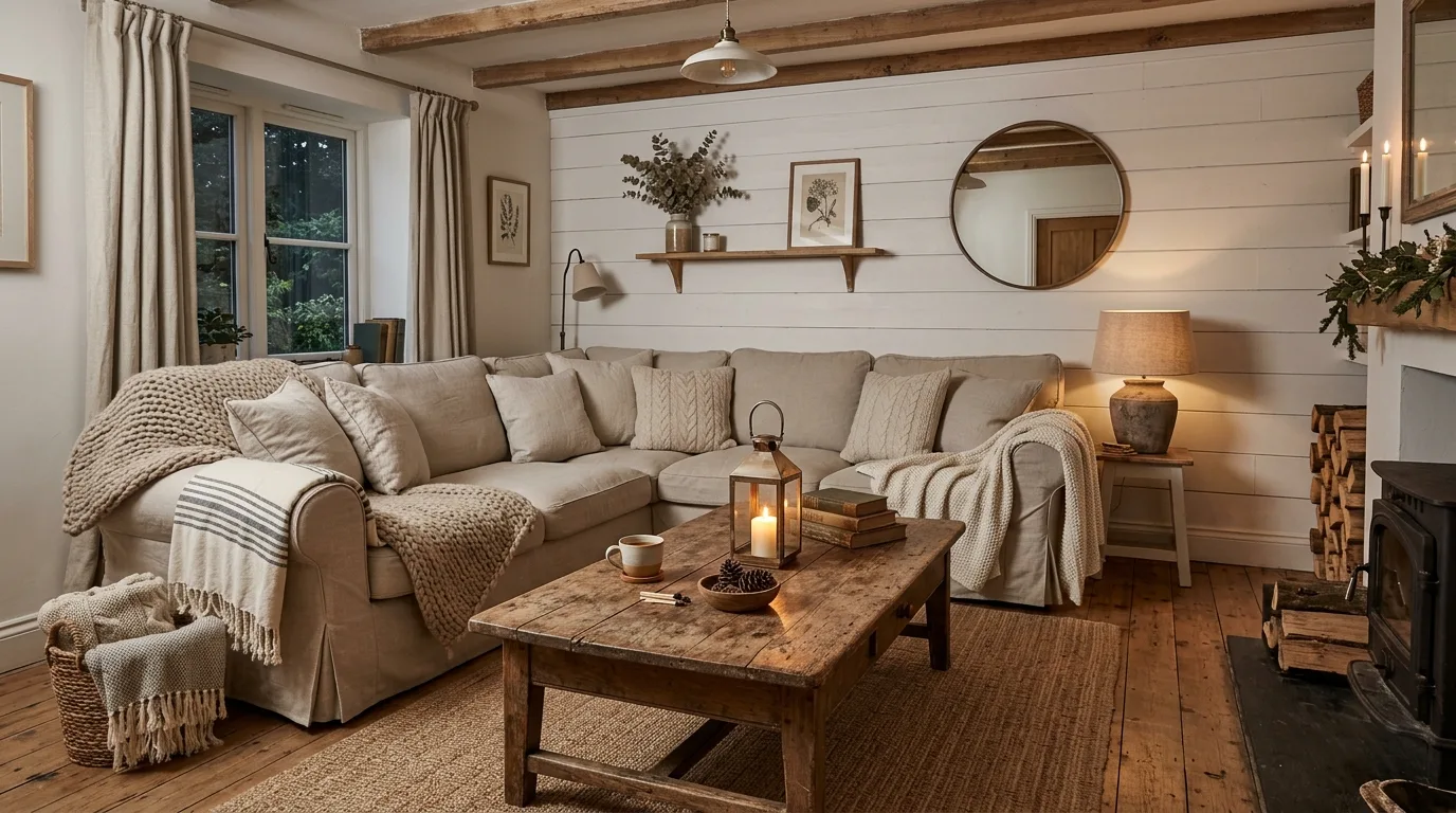 13 Charming Modern Cottage Living Room Ideas for a Cozy Updated Look inspiration image 9