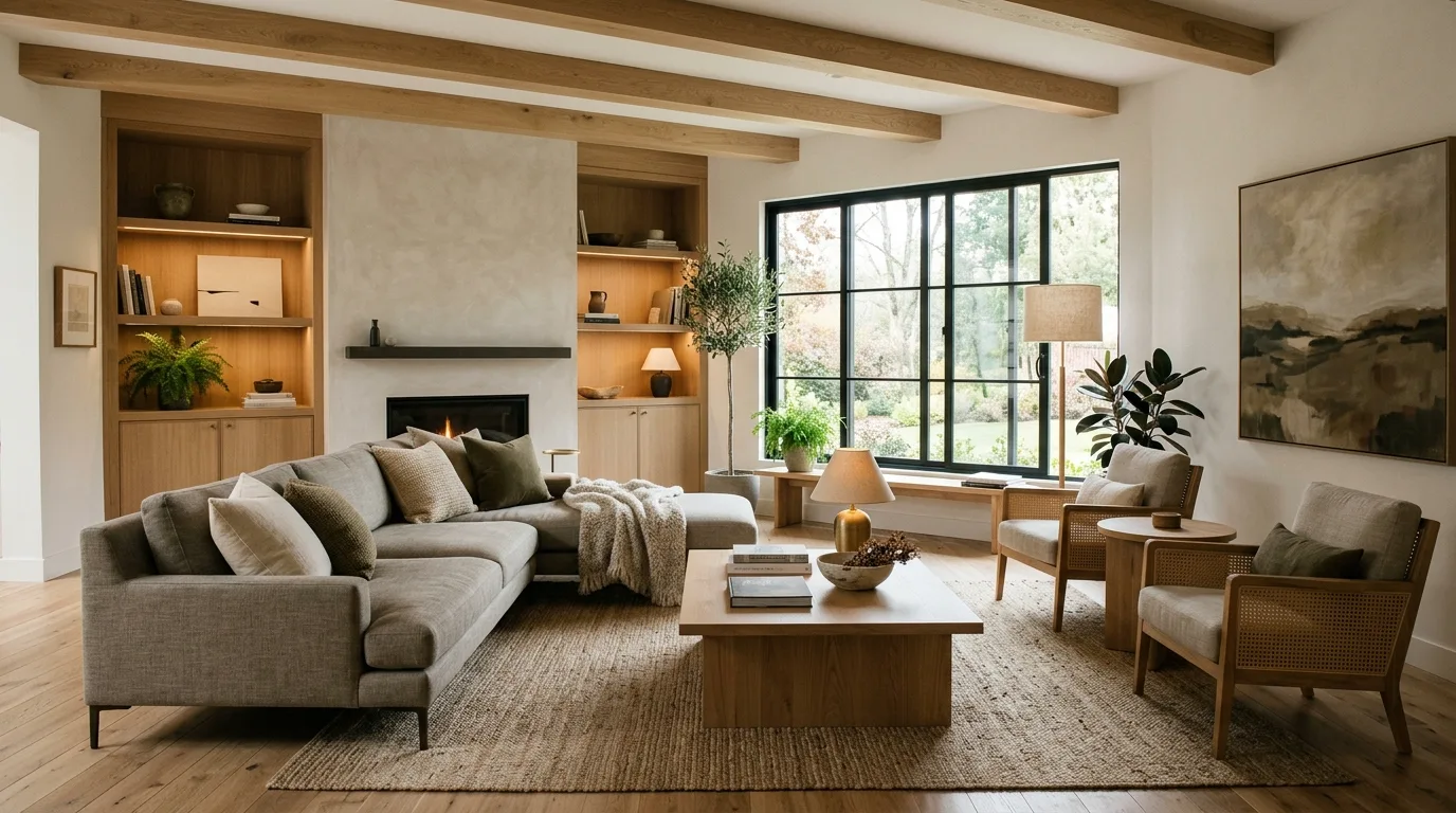 13 Charming Modern Cottage Living Room Ideas for a Cozy Updated Look inspiration image 12