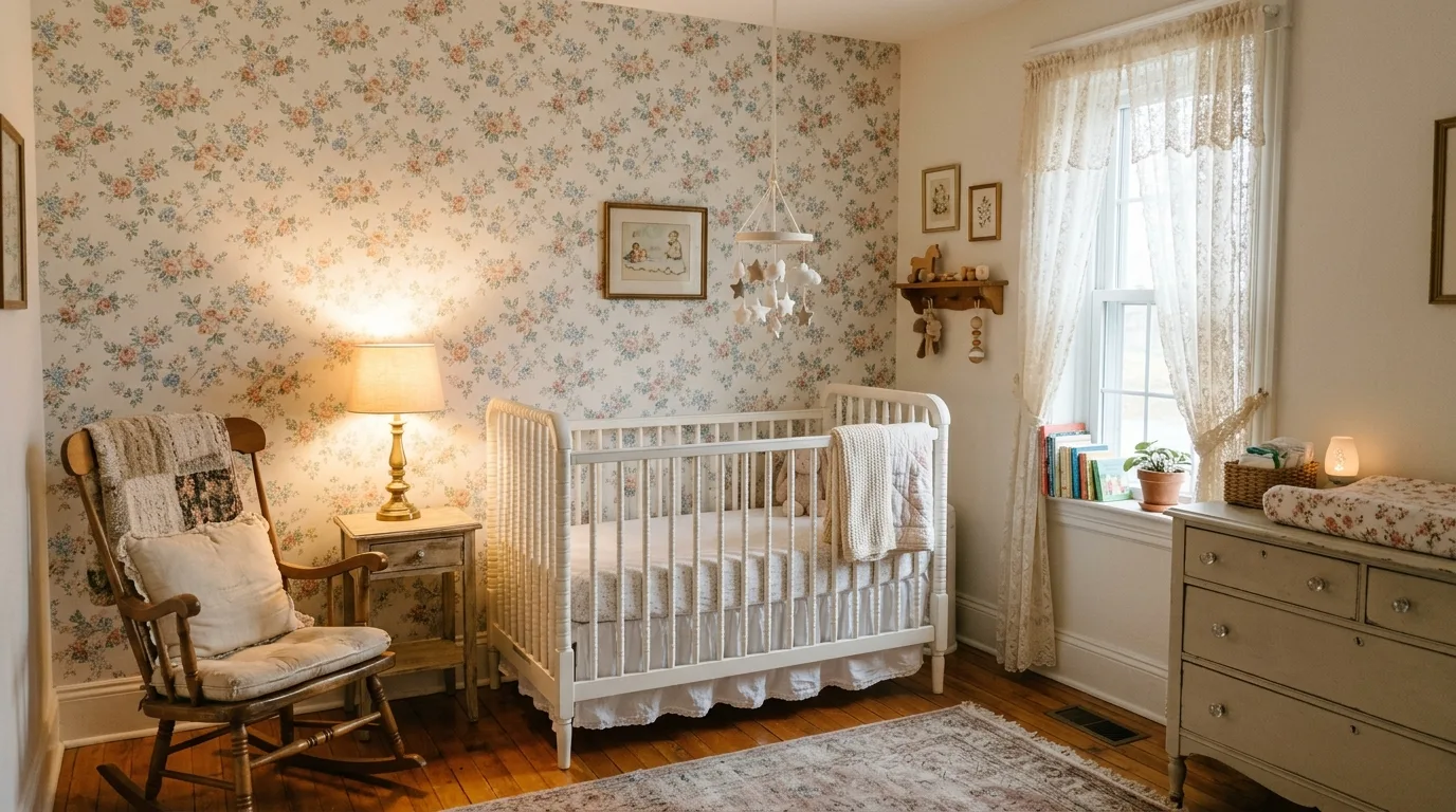 14 Charming Vintage Nursery Ideas for a Nostalgic and Sweet Baby Space hero image