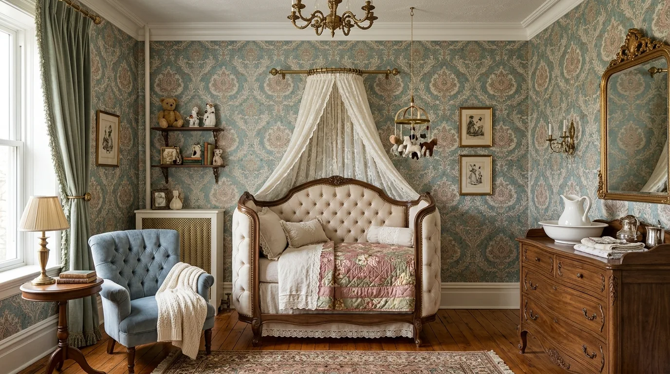 14 Charming Vintage Nursery Ideas for a Nostalgic and Sweet Baby Space inspiration image 5