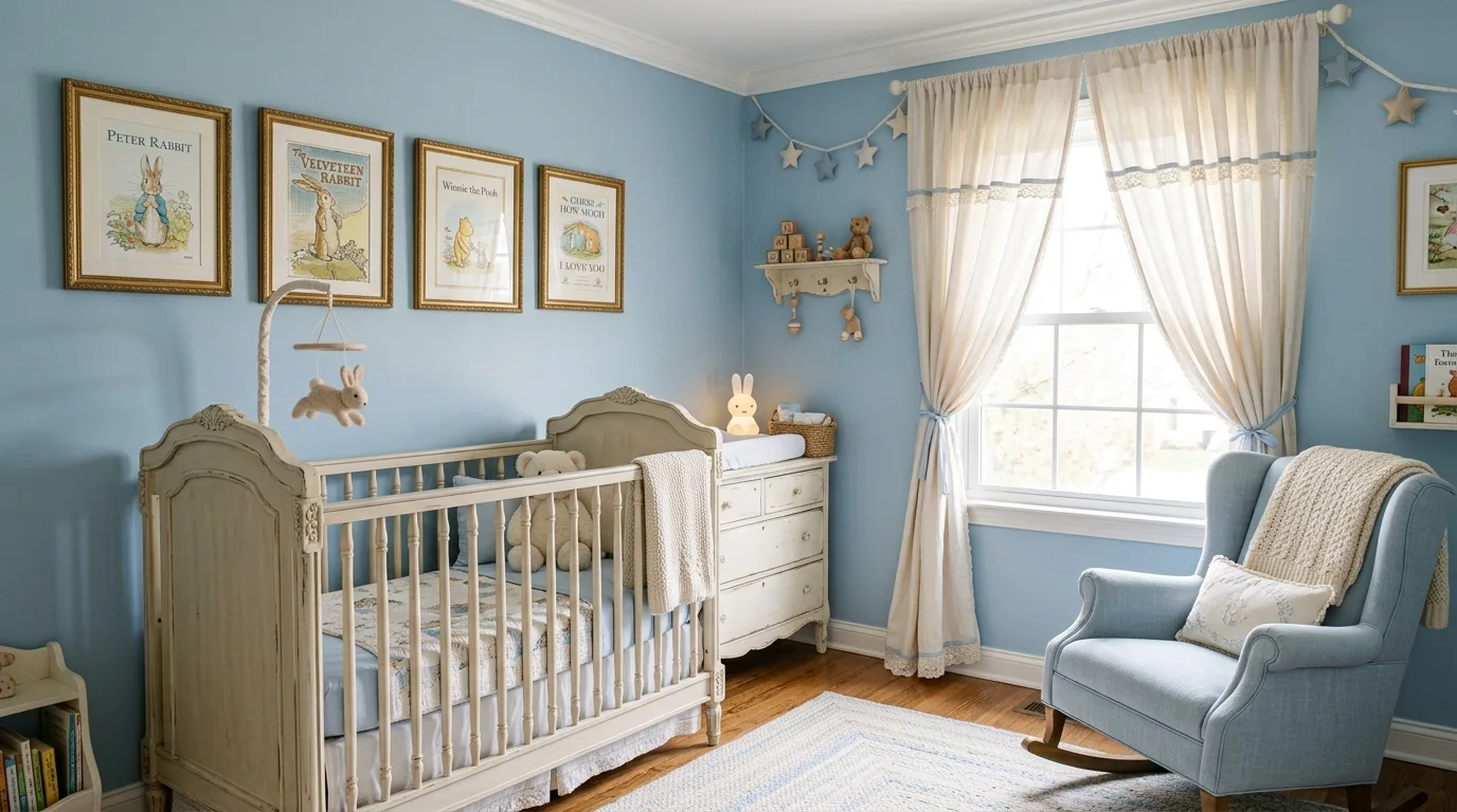 14 Charming Vintage Nursery Ideas for a Nostalgic and Sweet Baby Space inspiration image 8