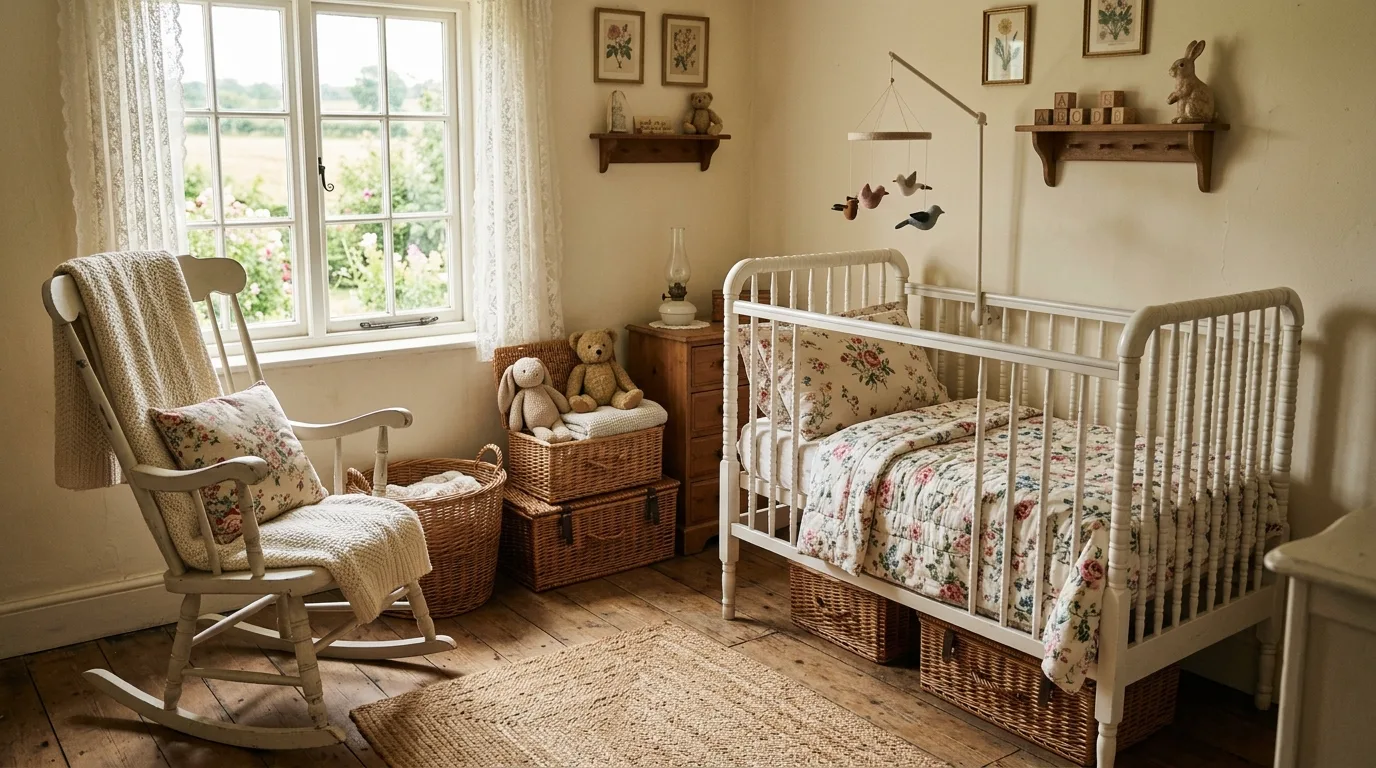 14 Charming Vintage Nursery Ideas for a Nostalgic and Sweet Baby Space inspiration image 9