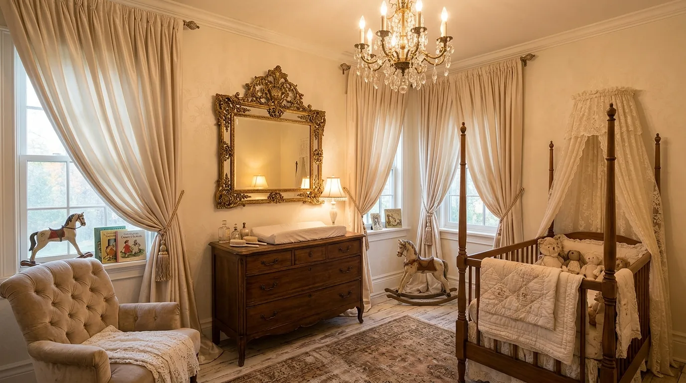 14 Charming Vintage Nursery Ideas for a Nostalgic and Sweet Baby Space inspiration image 10