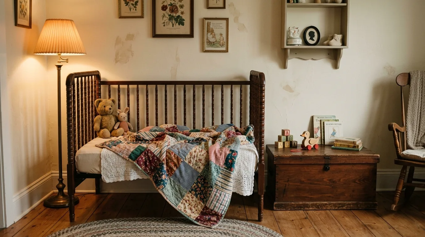 14 Charming Vintage Nursery Ideas for a Nostalgic and Sweet Baby Space inspiration image 13