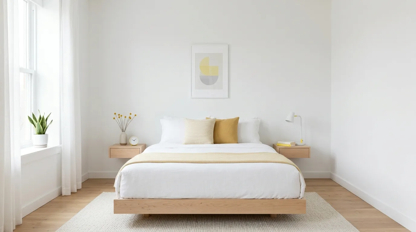 13 Cheerful Yellow Bedroom Ideas for a Sunny and Bright Sleep Space inspiration image 11