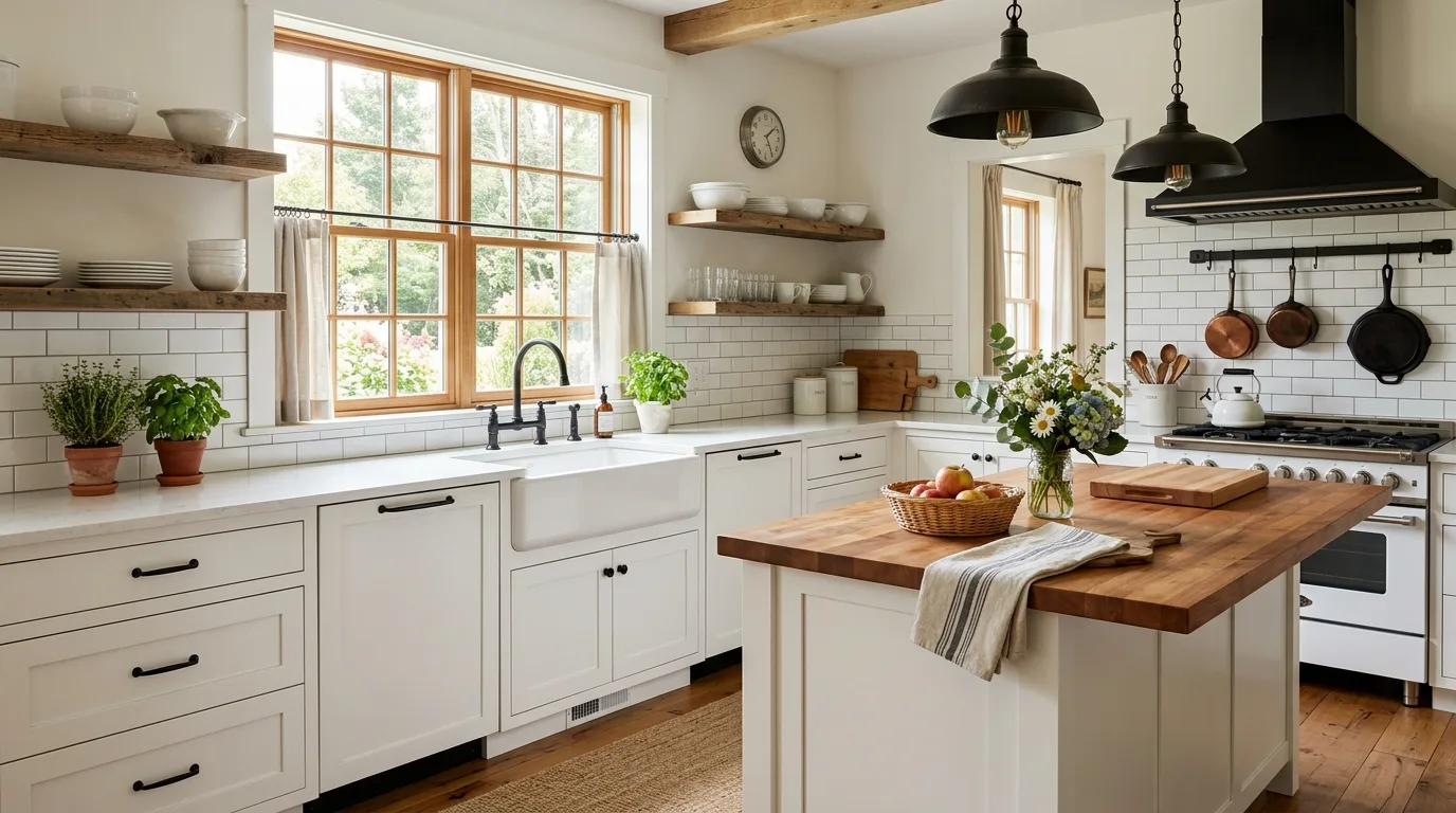 14 Classic White Kitchen Ideas for a Clean and Timeless Cookspace inspiration image 3