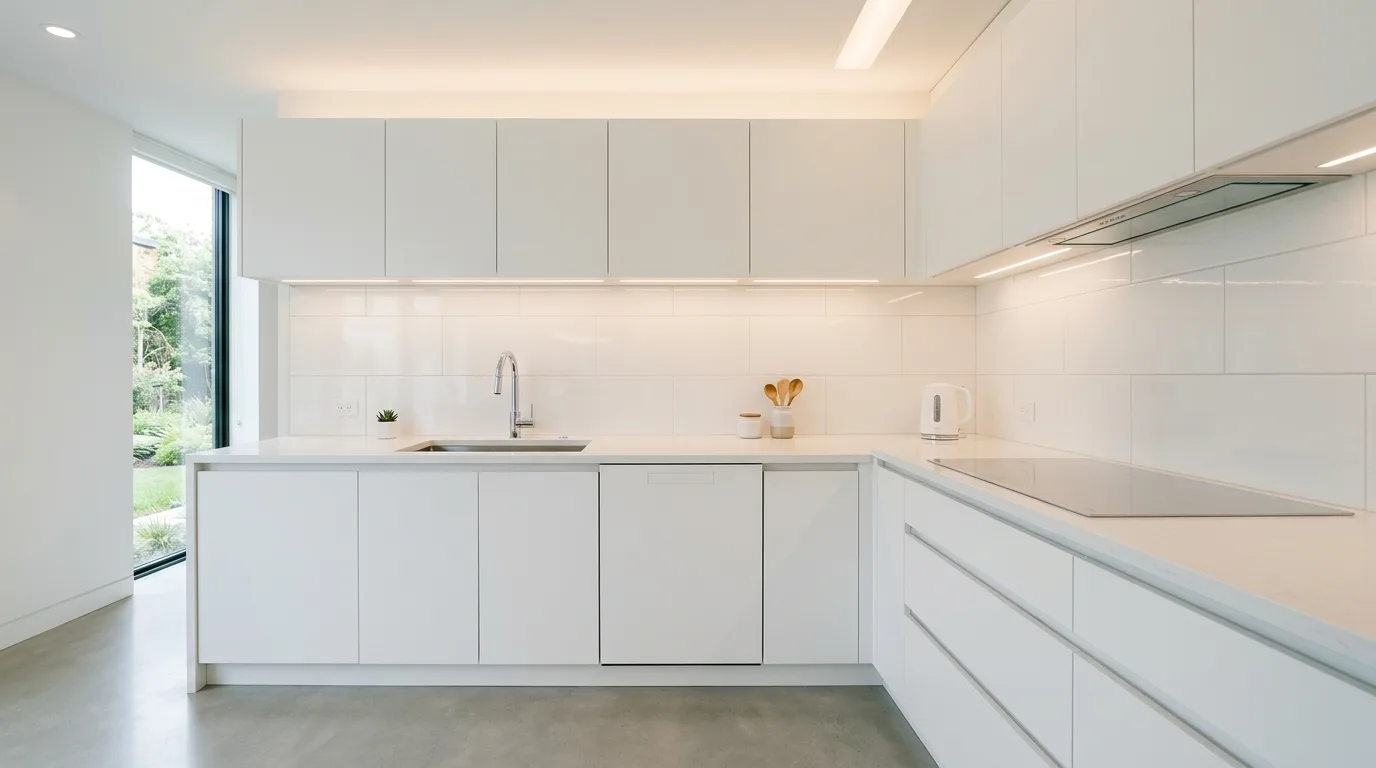 14 Classic White Kitchen Ideas for a Clean and Timeless Cookspace inspiration image 4