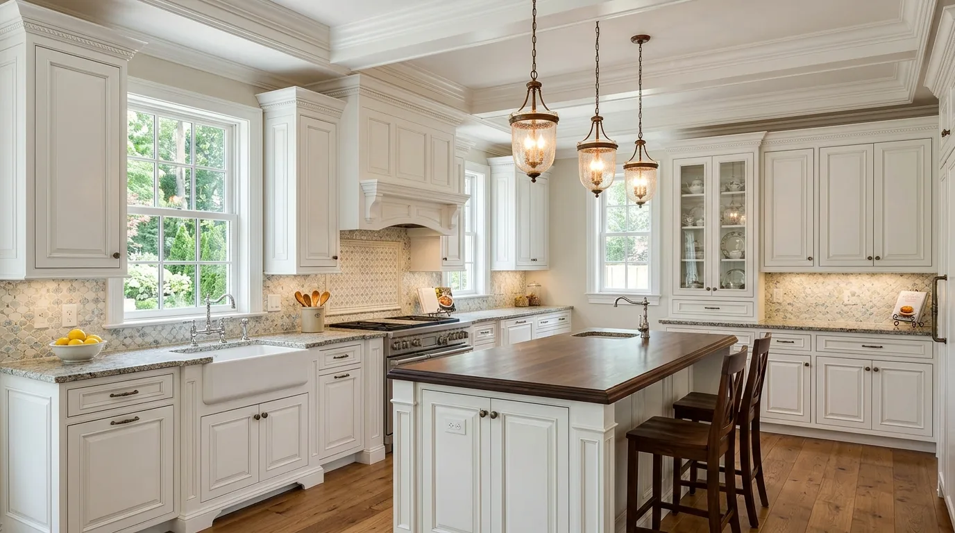 14 Classic White Kitchen Ideas for a Clean and Timeless Cookspace inspiration image 9