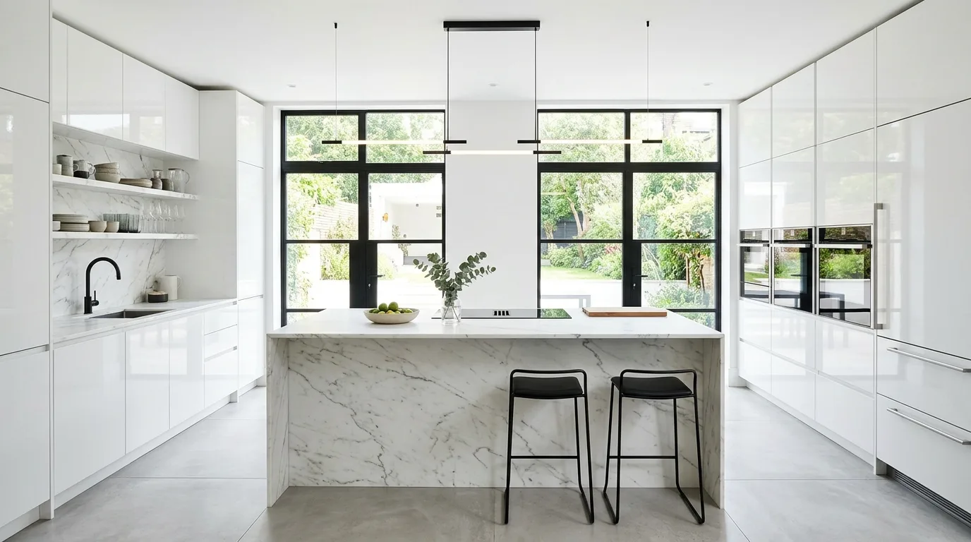 14 Classic White Kitchen Ideas for a Clean and Timeless Cookspace inspiration image 10