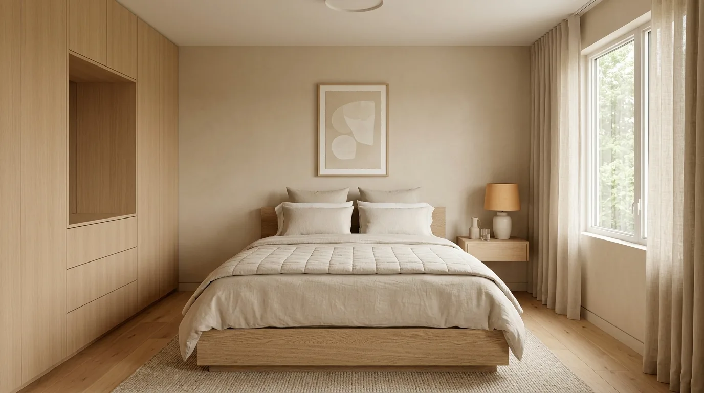 14 Clean Minimalist Bedroom Ideas for a Serene and Simple Space inspiration image 2