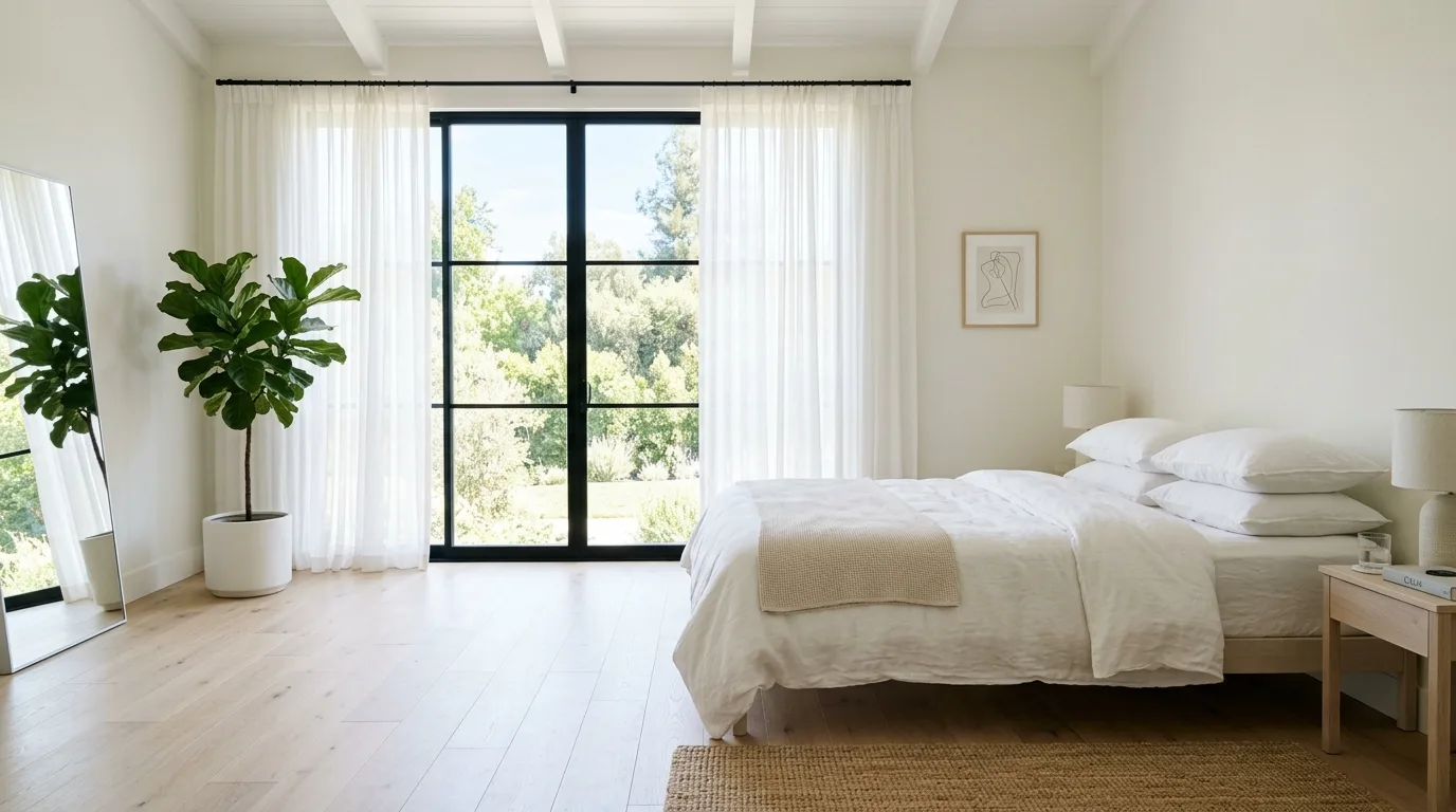 14 Clean Minimalist Bedroom Ideas for a Serene and Simple Space inspiration image 3