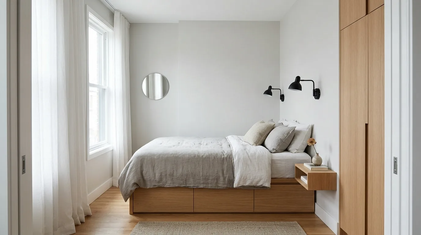 14 Clean Minimalist Bedroom Ideas for a Serene and Simple Space inspiration image 7
