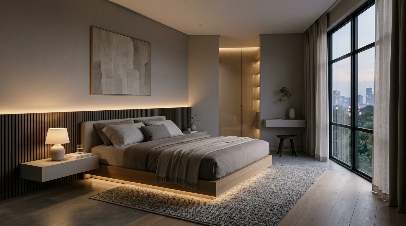 14 Clean Minimalist Bedroom Ideas for a Serene and Simple Space inspiration image 11