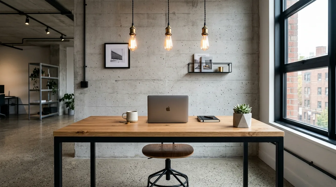 14 Clean Minimalist Home Office Ideas for a Clutter-Free Workspace inspiration image 9