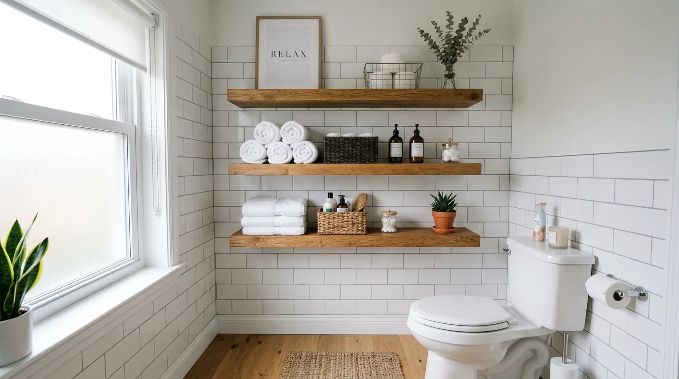 15 Clever Bathroom Storage Ideas for a Clutter-Free and Organized Space hero image