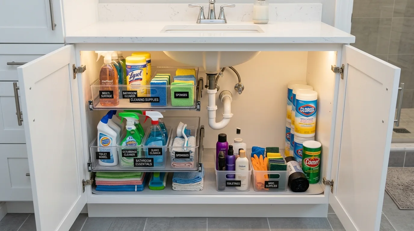 15 Clever Bathroom Storage Ideas for a Clutter-Free and Organized Space inspiration image 4