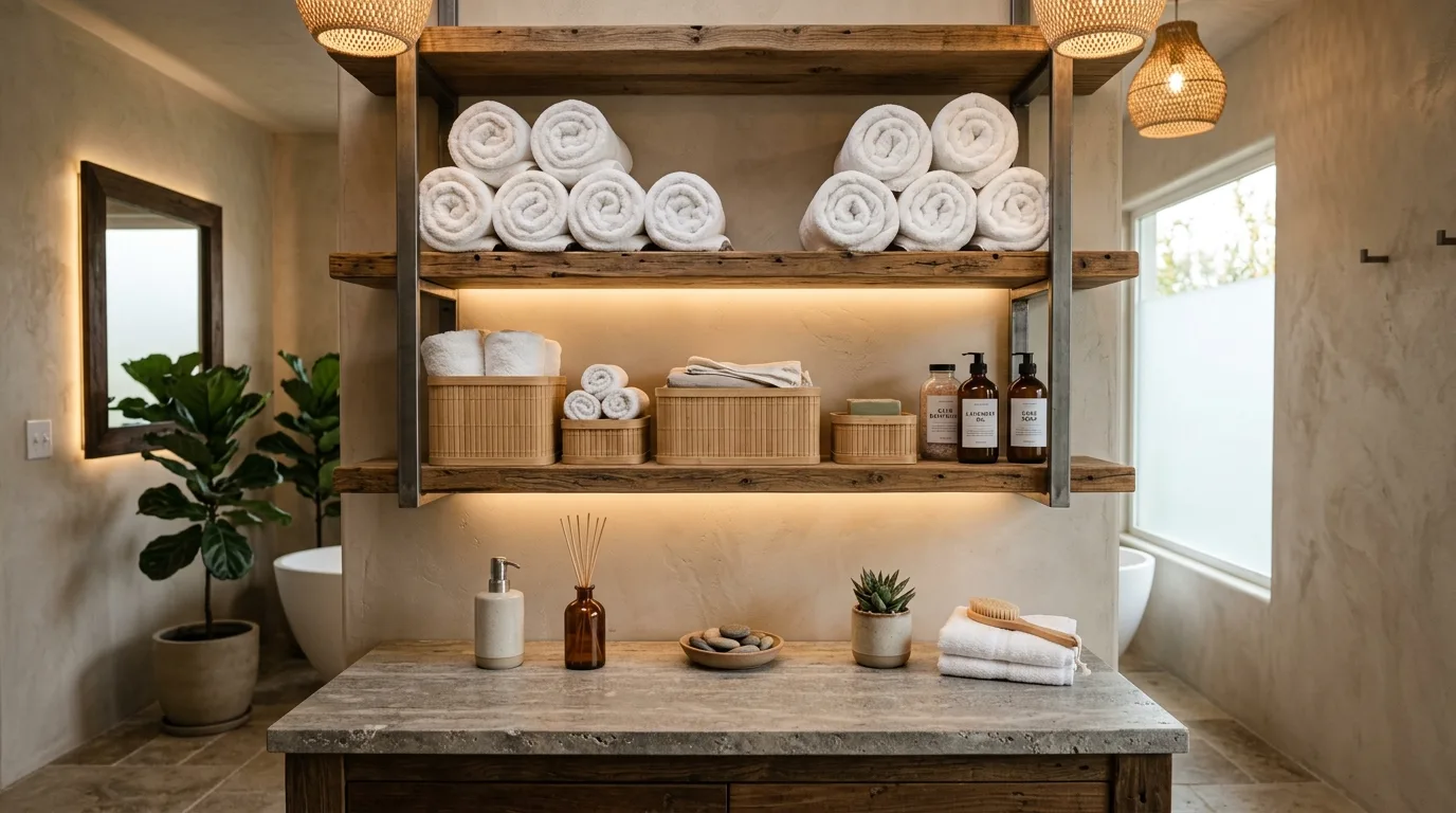15 Clever Bathroom Storage Ideas for a Clutter-Free and Organized Space inspiration image 12