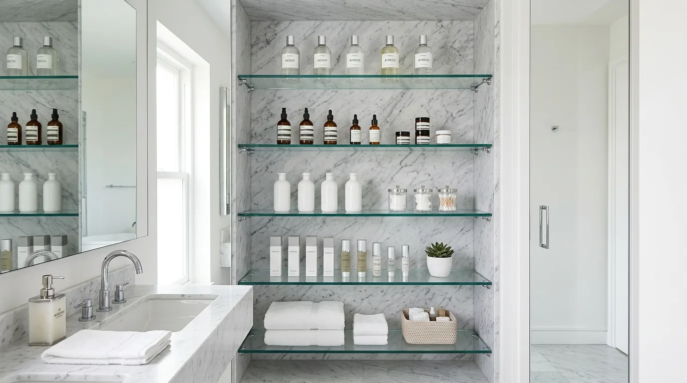 15 Clever Bathroom Storage Ideas for a Clutter-Free and Organized Space inspiration image 14