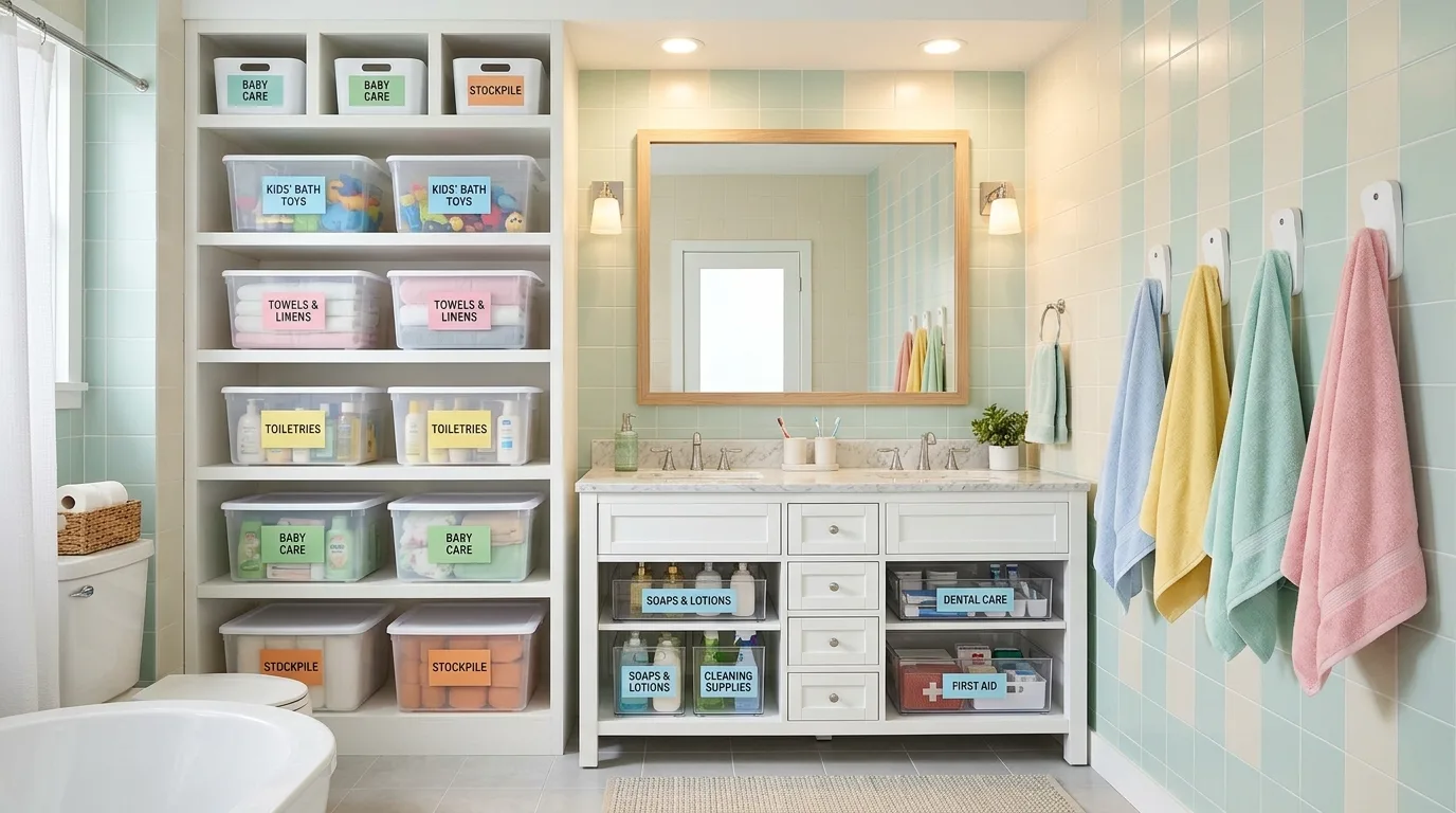 15 Clever Bathroom Storage Ideas for a Clutter-Free and Organized Space inspiration image 15