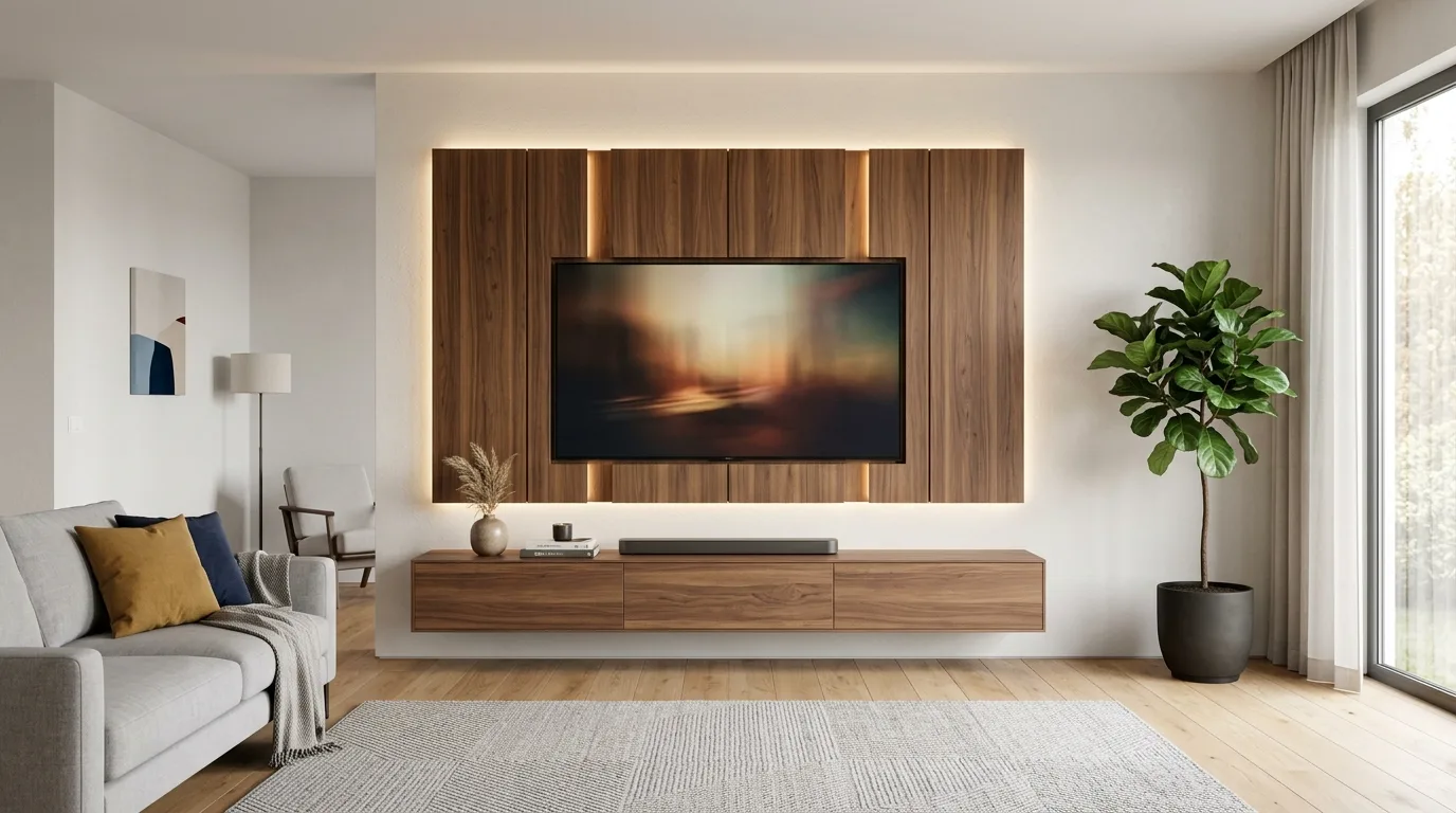 14 Clever Modern TV Wall Ideas for a Sleek Entertainment Center hero image