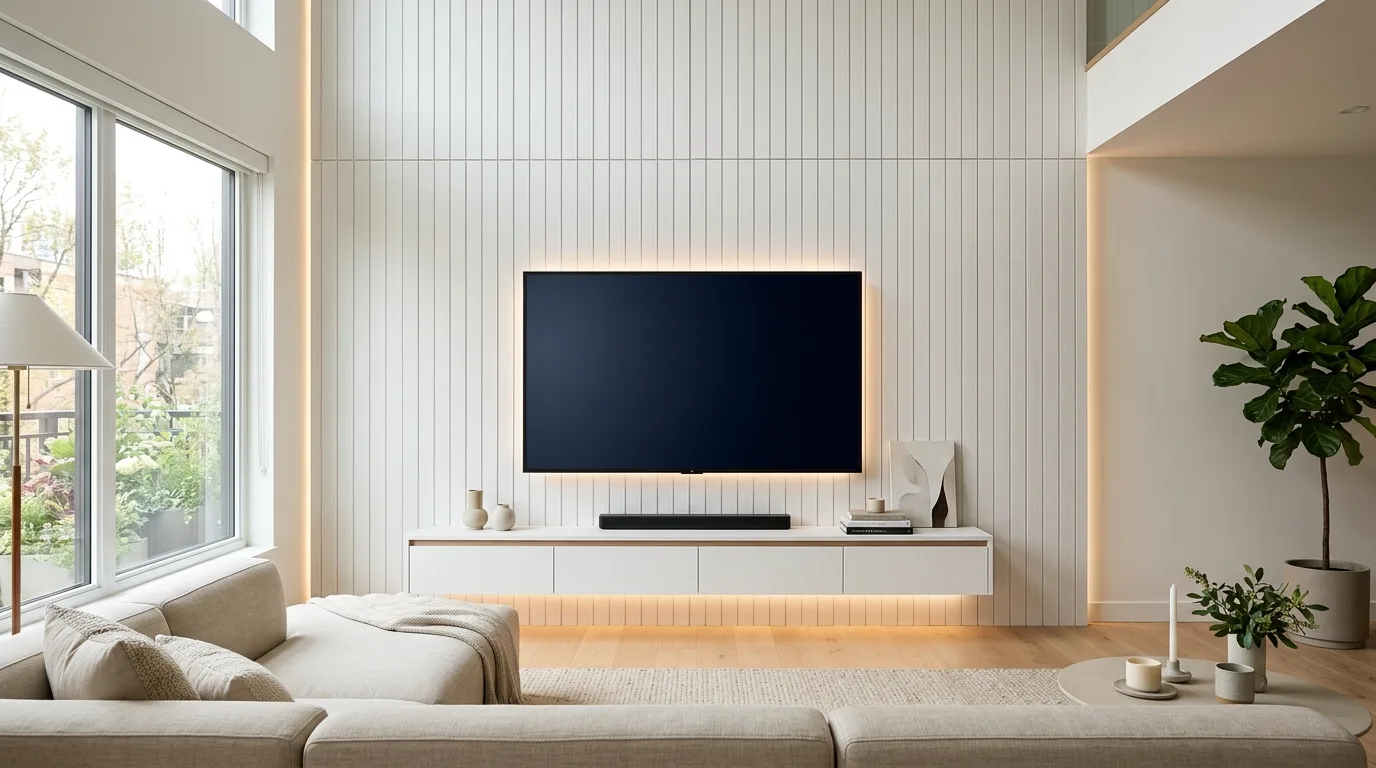 14 Clever Modern TV Wall Ideas for a Sleek Entertainment Center inspiration image 3