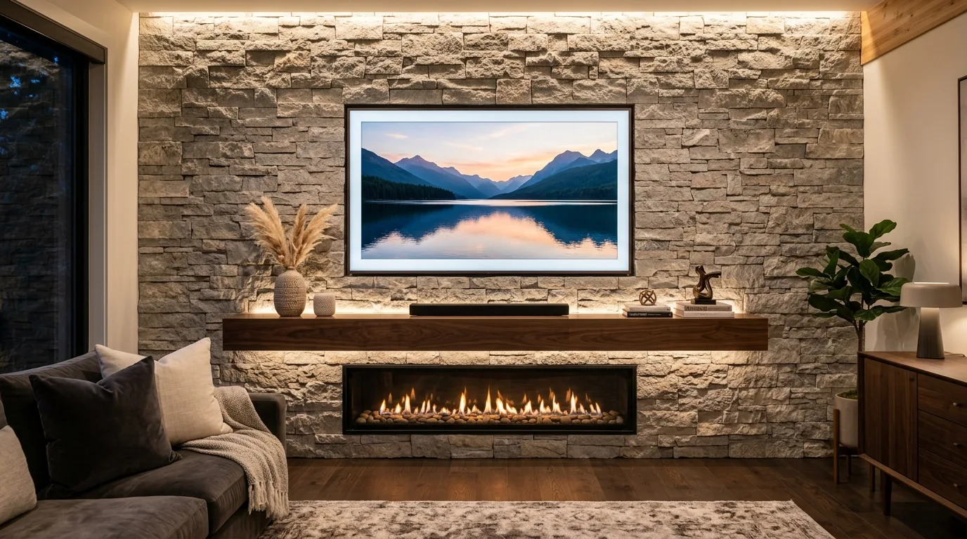 14 Clever Modern TV Wall Ideas for a Sleek Entertainment Center inspiration image 5