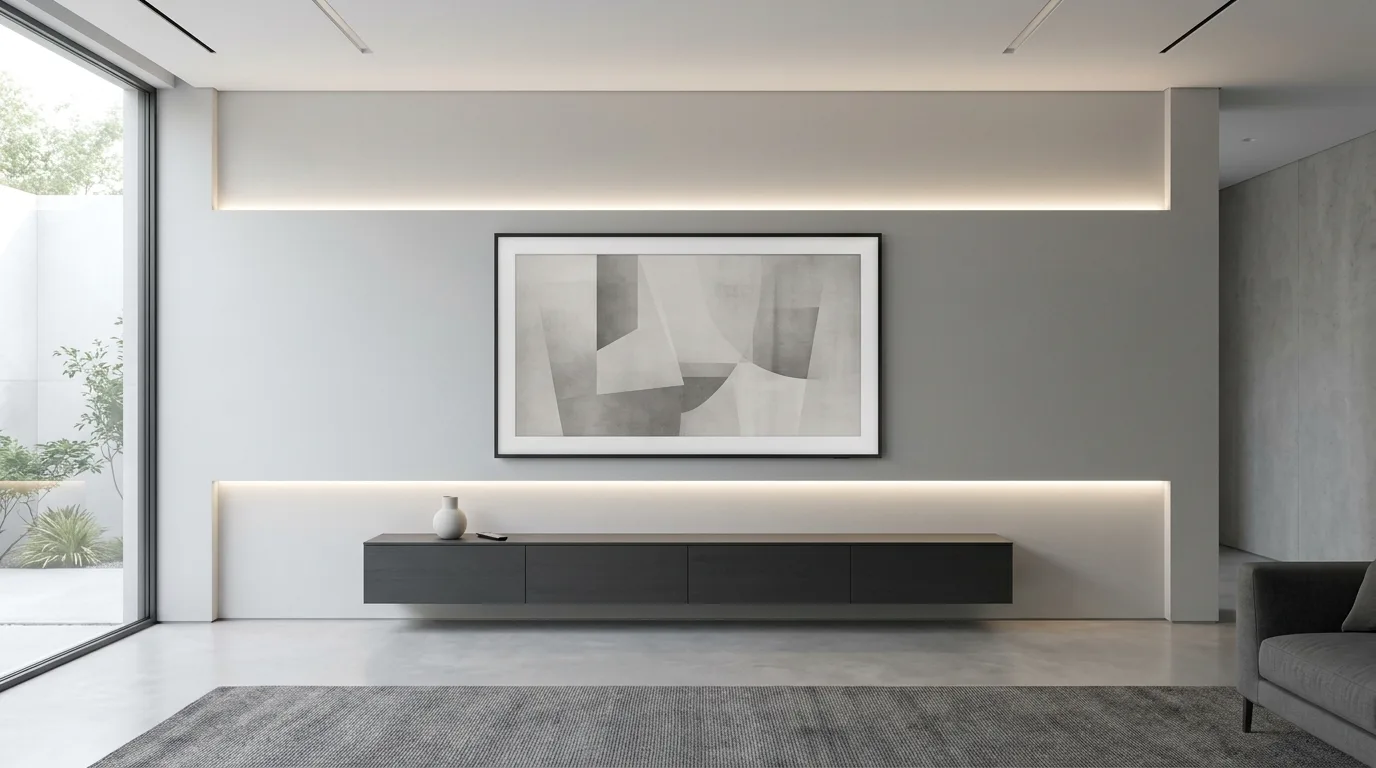 14 Clever Modern TV Wall Ideas for a Sleek Entertainment Center inspiration image 6