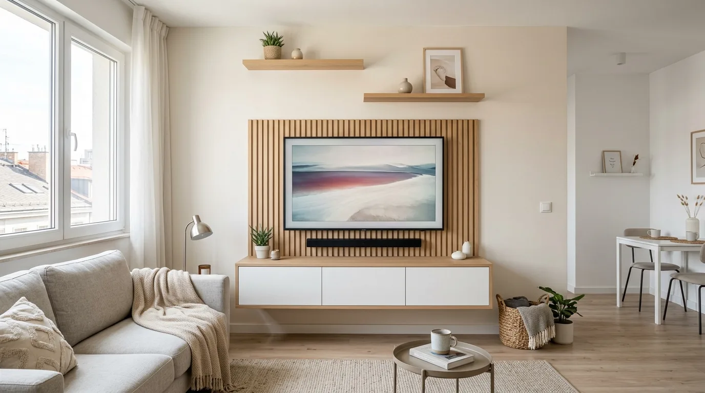 14 Clever Modern TV Wall Ideas for a Sleek Entertainment Center inspiration image 9