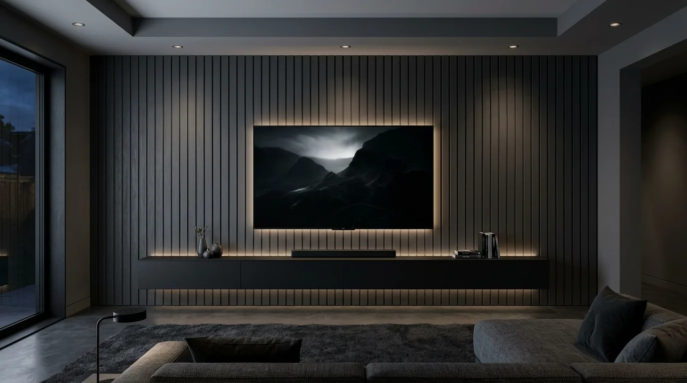 14 Clever Modern TV Wall Ideas for a Sleek Entertainment Center inspiration image 12