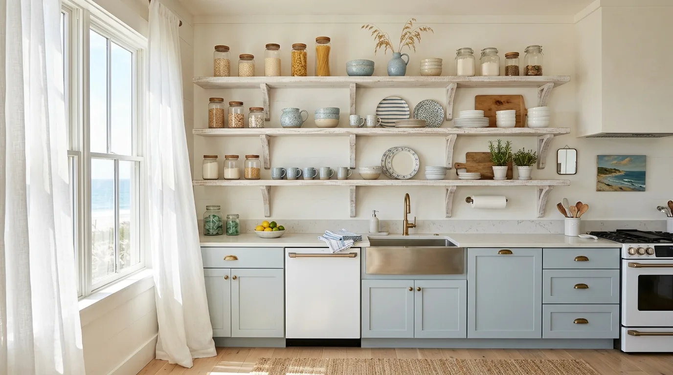13 Clever Open Shelving Kitchen Ideas for a Bright and Airy Look inspiration image 7