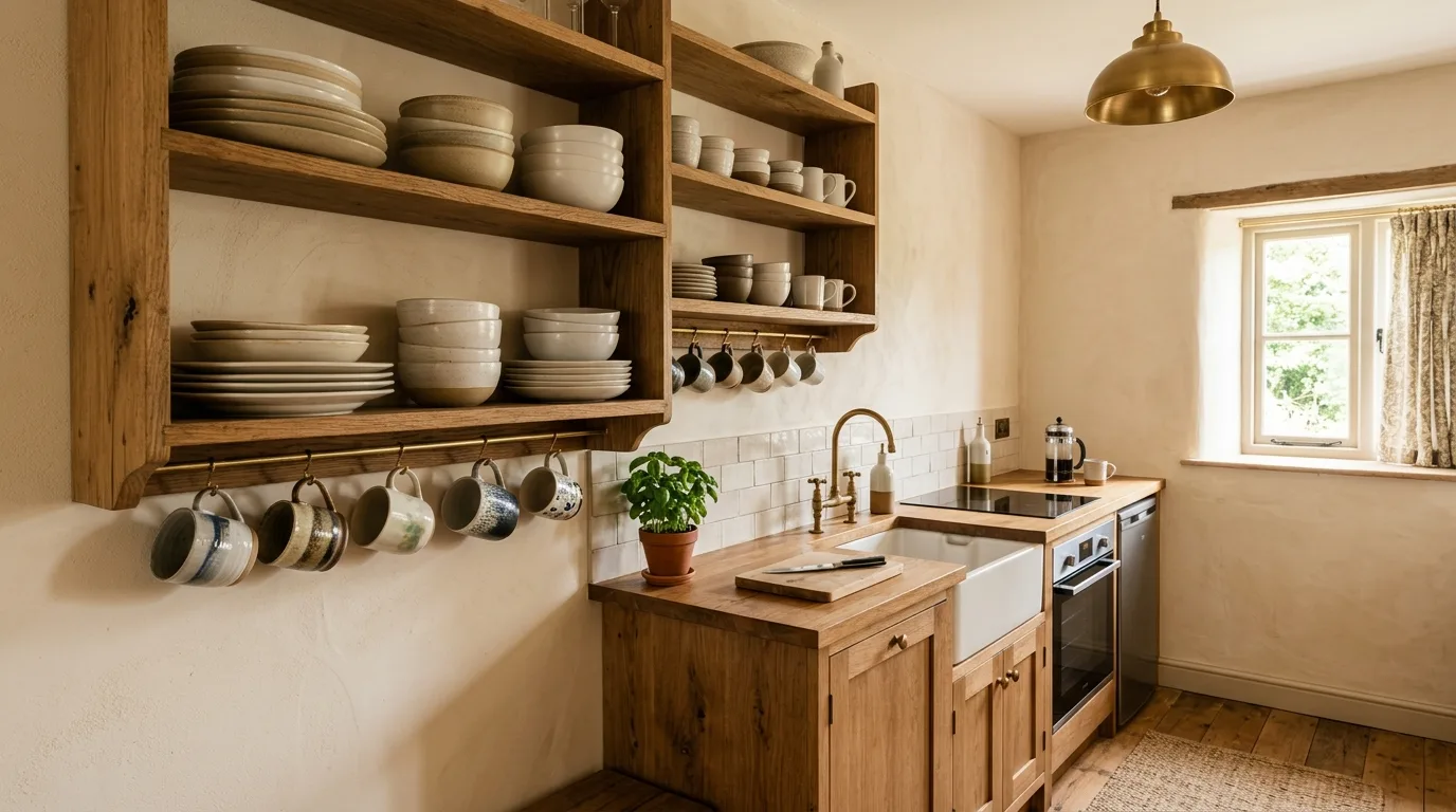 13 Clever Open Shelving Kitchen Ideas for a Bright and Airy Look inspiration image 9