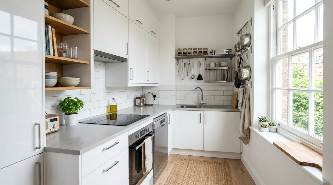 15 Clever Small Kitchen Ideas for a Compact and Efficient Cookspace hero image
