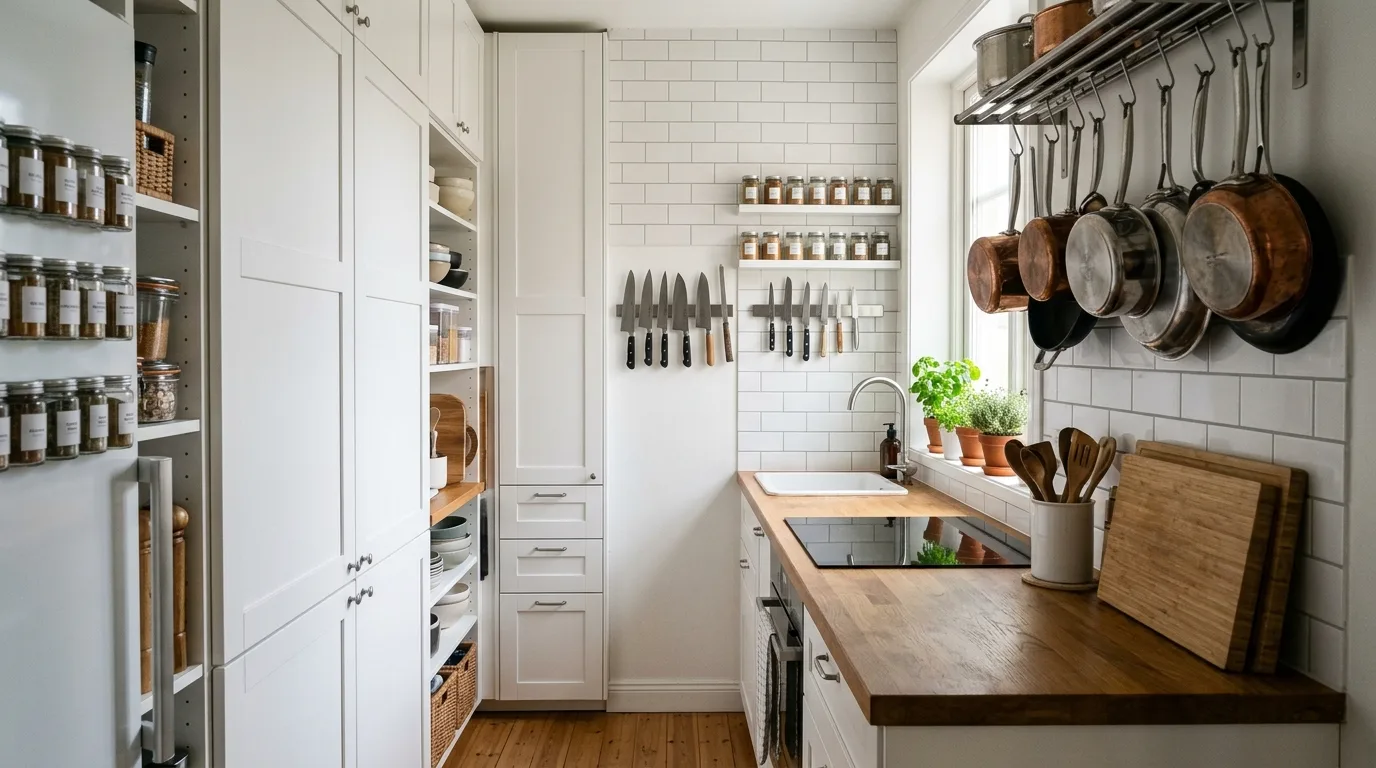 15 Clever Small Kitchen Ideas for a Compact and Efficient Cookspace inspiration image 3