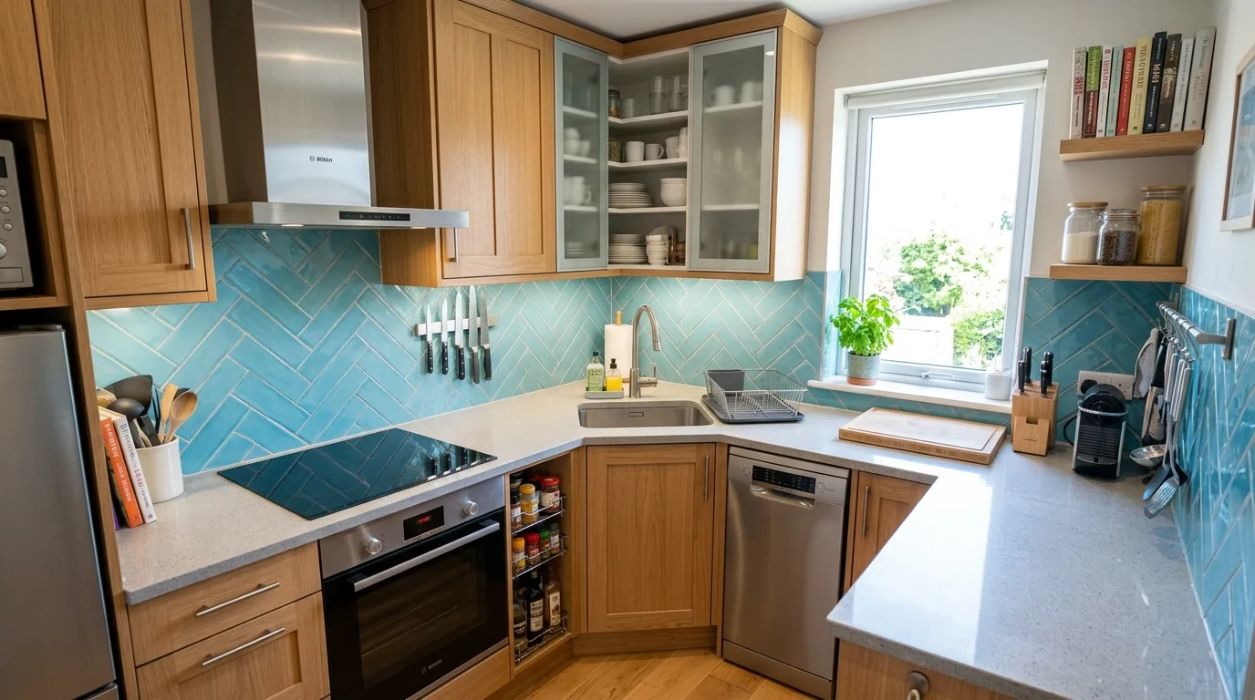 15 Clever Small Kitchen Ideas for a Compact and Efficient Cookspace inspiration image 9